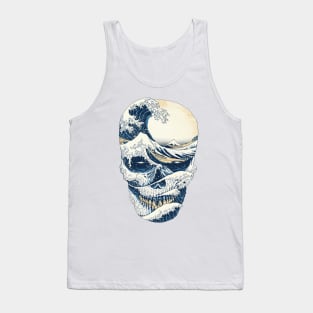 The Great Wave off Skull Tank Top